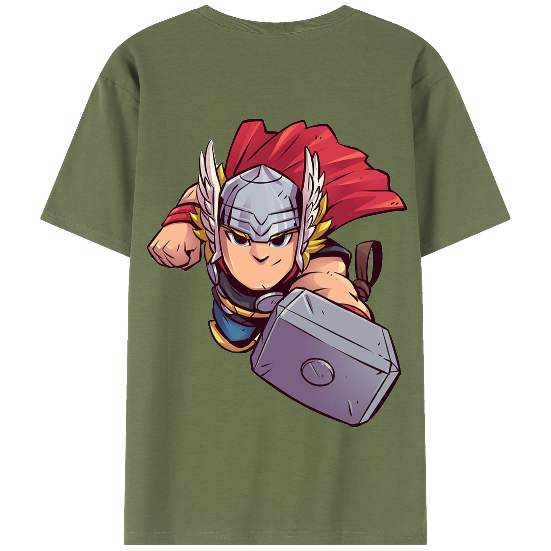 （画像用） アベンジャーズ The Avengers 綿100％半袖Tシャツ（背面プリント）